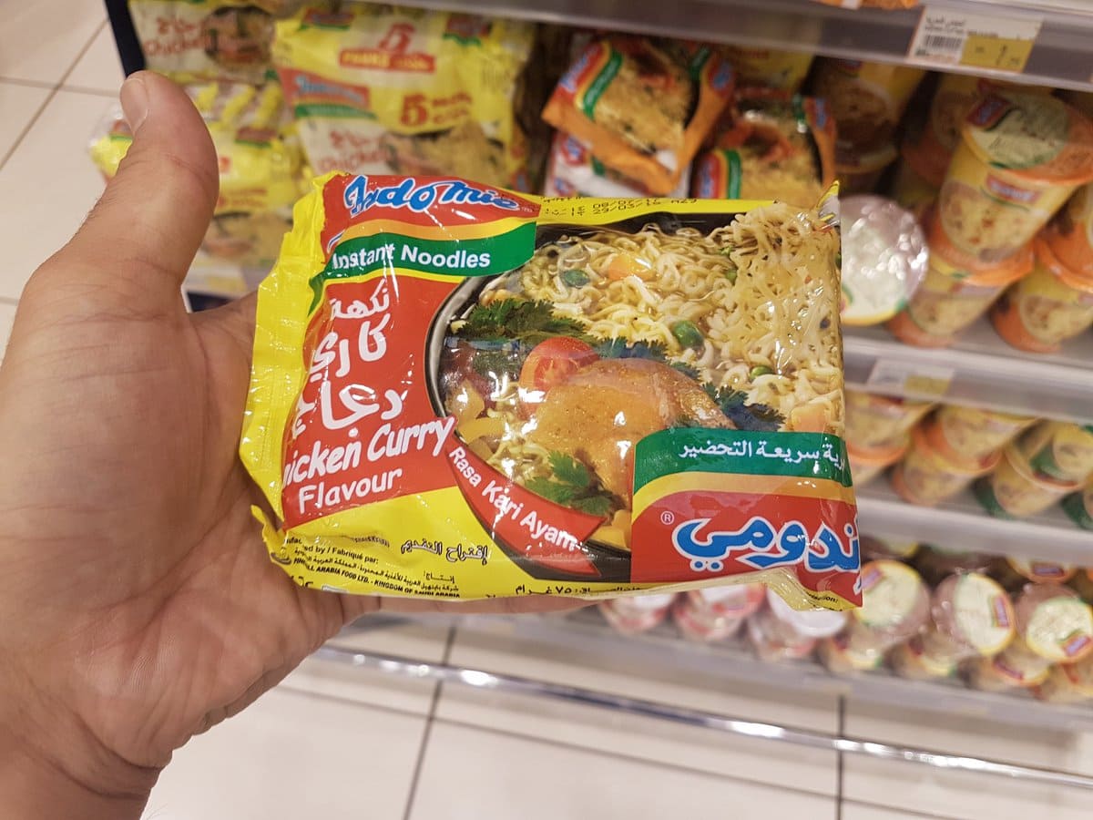 السعرات الحرارية في الاندومي